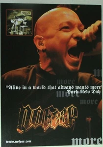 DARK NEW DAY ~ No Fear Clothing "Alive in a World..." ~ Magazine Page PINUP - Picture 1 of 1