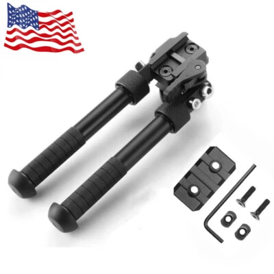 Hunting Bipod Quick Detach Mount 6.5-9" Adjustable For Picatinny Rail/M-lok Rail