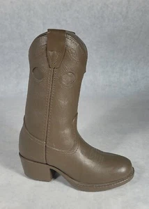 Vintage Plastic Brown Cowboy Boot Bank Banks Inc EUC - Picture 1 of 5