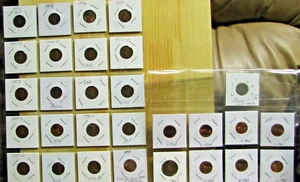 Variedad Lote de 1 Cabeza India y 27 Centavos Lincoln y 1 Muy Usado 3 Céntimos Níquel - Imagen 1 de 11