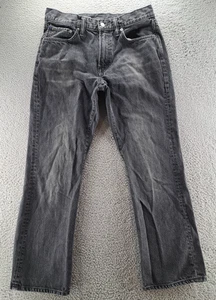Gap 1969 Bootcut Jeans Mens 32x30 Black Denim Nashville Streetwear Faded Work - Picture 1 of 15