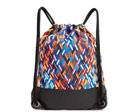 Mochila de baloncesto Nike mediana tejida de cuero deportiva gimnasio jersey unisex LAB Foto 1 de 4