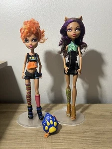 Monster High Wolf Sisters Clawdeen and Howleen Wolf Doll Duo - Picture 1 of 11