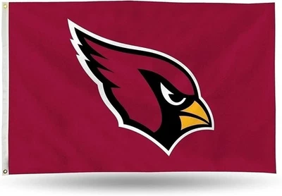 Bandera de los Arizona Cardinals Premium de 3x5 pies, ojales de metal, exterior o... Foto 1 de 3
