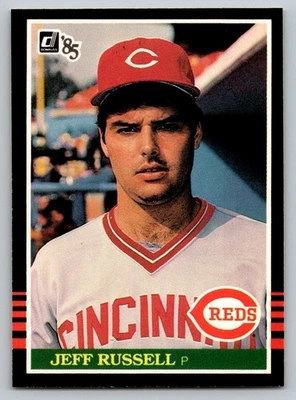1985 Donruss #487 Jeff Russell Cincinnati Reds - Image 1 of 2