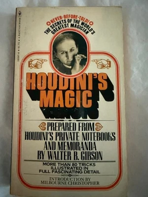 Houdini's Magic Walter B. Gibson 1976, Illus. VG cond. Foto 1 de 4