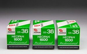 3 X Fujifilm Professional Neopan 1600