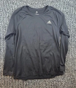 Men's Adidas Golf UPF UV Long Sleeve Black Base Layer Shirt Size Large - Picture 1 of 9