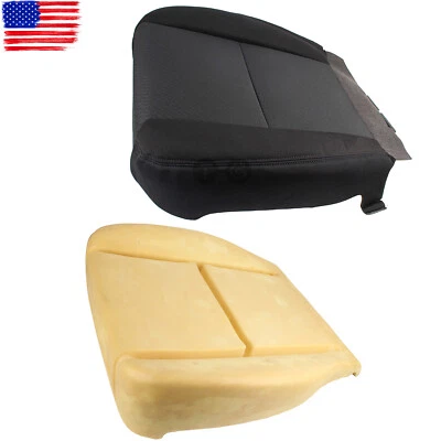 For 07-14 Chevy Silverado 3500 Driver Side Bottom Cloth Seat Cover+Foam Cushion Foto 1 de 4