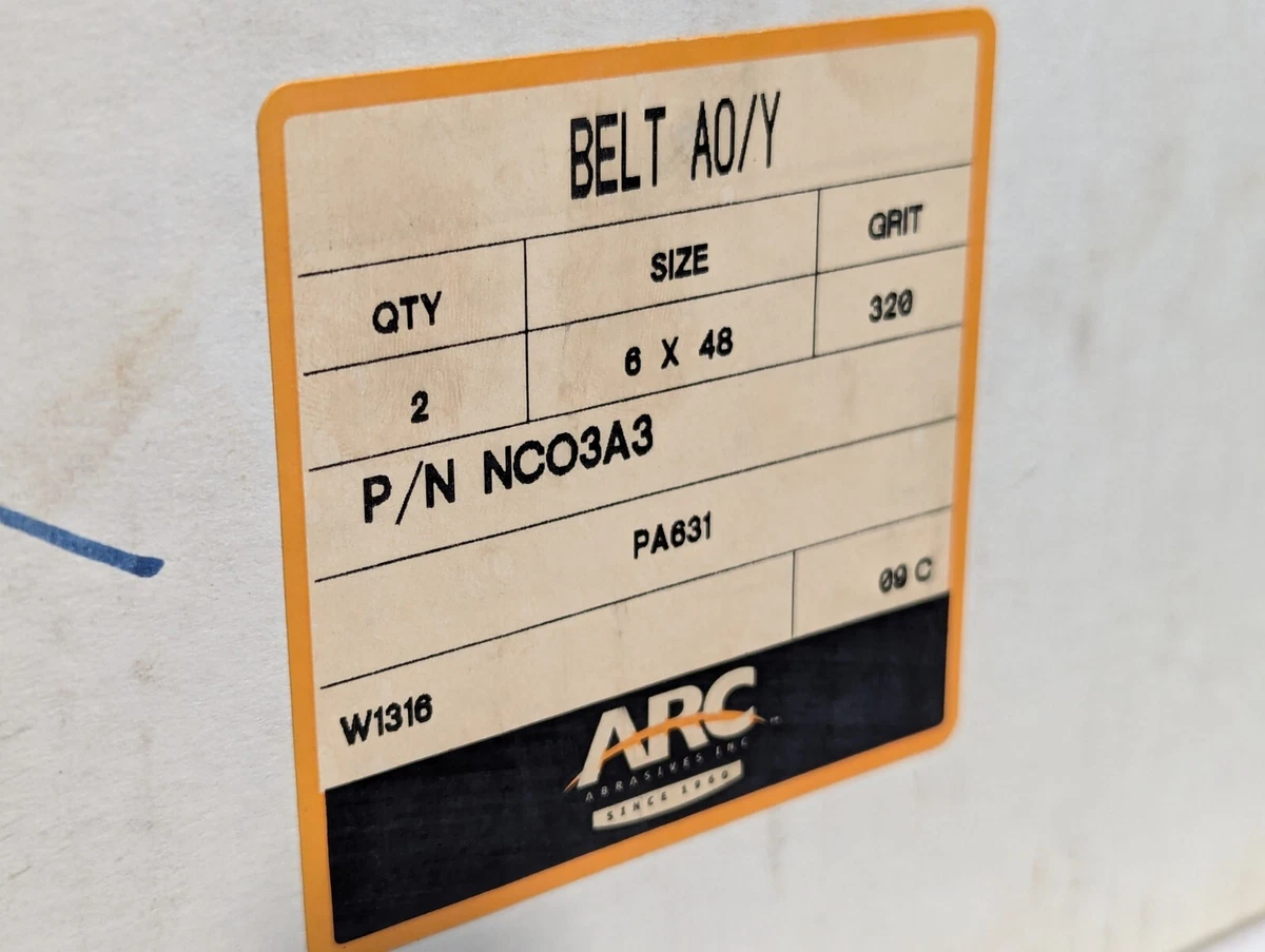 10-Pack Aluminum Oxide Bench Sander Belts - 60 Grit 2x48 Inch For Wood, Metal & Composite Materials