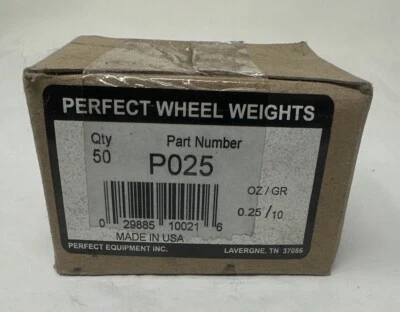 Caja De 50 Pesos De Rueda Plomo Perfectos Modelo No. PO25 Nuevo Foto 1 de 2