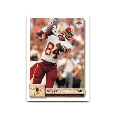 Gary Clark 1992 Upper Deck #316 Washington Redskins Football Card NM - Image 1 of 3