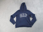 Gap Hoodie Boys Small S Blue Pullover Hooded Logo Long Sleeve Casual Youth