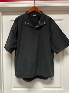 PING Mens Black Water Resistant Quarter Snap Pullover sz L EUC - Picture 1 of 9