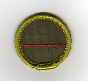 Distintivo al merito di vendita, twill kaki bordo arrotolato tipo F (1961-68), come nuovo! - Foto 1 di 1