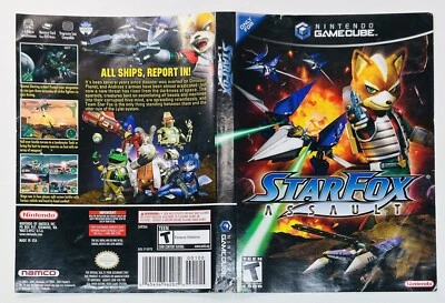 Star Fox Assault Nintendo GAMECUBE ARTWORK Only NO GAME! FREE SHIPPING!! - Image 1 of 3