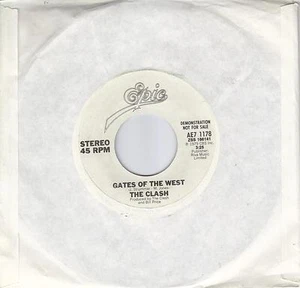 THE CLASH Gates Of The West / Groovy Times rare promo 45 from 1979 - Picture 1 of 1