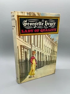 LADY OF QUALITY: Georgette Heyer First Edition Bodley Head, London 1972, Regency - Bild 1 von 12