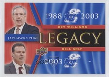 2013 University of Kansas Jayhawks Legacy Duos Bill Self Roy Williams #JLD-8 HOF