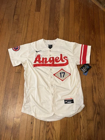 Shohei Ohtani Los Angeles Angels #17 Stitched jersey NWT Adult XL beige Cover