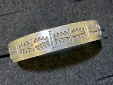 Silver Cuff Bracelet Sz 6.75 ~Nr #482 New ListingSigned M.E. Begaye Navajo Indian Sterling