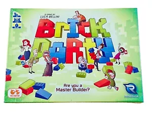 BRICK PARTY Card Board Game Renegade 2016 CIB Build Shapes Luca Bellini - Sealed - Picture 1 of 3