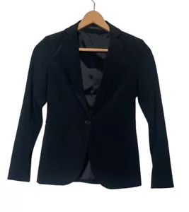 Theory Blazer Current Black Size 2 One-Button Jacket - Picture 1 of 5
