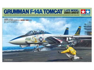 Juego de lanzamiento de portaaviones TAMIYA 61122 - 1:48 Grumman F-14A Tomcat (modelo tardío) - Imagen 1 de 12