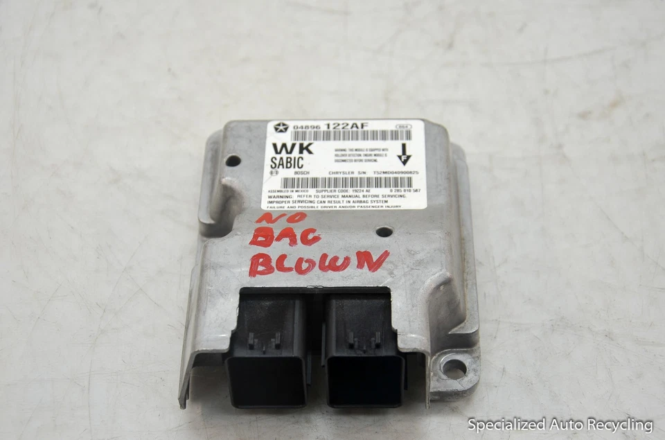 Jeep Grand Cherokee 2009 módulo de control de choque 04896-122af Foto 1 de 4