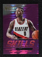 2013-14 Panini Select Skills Purple Prizm /99 Damian Lillard #5