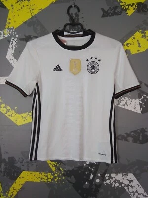 Germany Home football shirt 2016 - 2017 Jersey Adidas Young Size M ig93 - Image 1 of 4