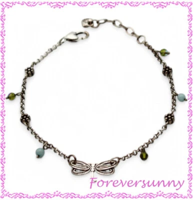 Brighton Voler 蜻蜓串珠花脚链 阅读 — 第 1/3 张图片