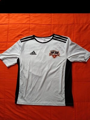 Camiseta deportiva de fútbol juvenil Adidas Houston Dynamo MLS talla grande (sin oficial) Foto 1 de 3