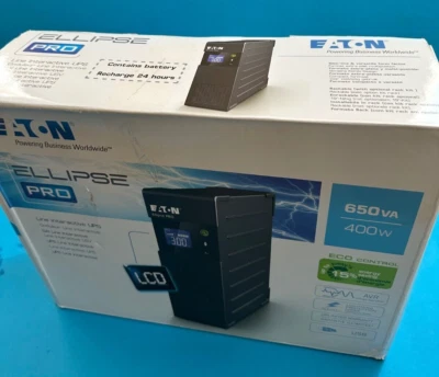 Eaton Ellipse PRO 650 FR Line-Interaktiv 0,65 kVA 400 W 4 AC-Ausgänge in OVP - Bild 1 von 3