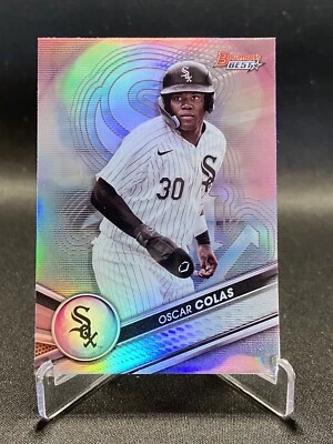 2022 Bowman's Best Oscar Colas - Top Prospects Refractor #TP-28 - Image 1 of 2