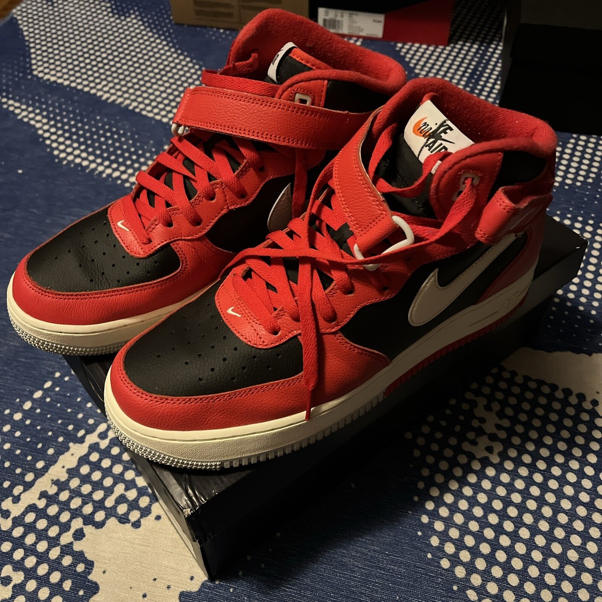 Nike Air Force 1 '07 Mid University Red for Sale Nike Air Force 1 '07 Mid University Red for Sale