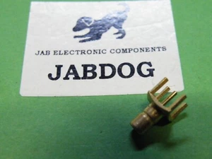 Radiall R114.426.000 Gold Plated SMB PCB RF Socket / Jack 50 ohm R 1gEa EE15 - Picture 1 of 10