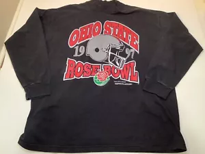 Vintage 1997 Ohio State Buckeyes Rose bowl Long Sleeve T Size See Measurements - Picture 1 of 9