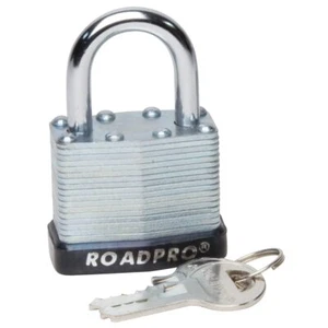 Roadpro RPLS-40 40mm Solid Brass Padlock with 1" Shackle - Picture 1 of 1