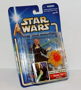 Star Wars Hasbro 2002 Attack of the Clones Saesee Tiin Jedi Master - Picture 1 of 1