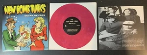 NEW BOMB TURKS - drunk on cock ep 10"  vinyl original vroom-06 1993 pink - Picture 1 of 6