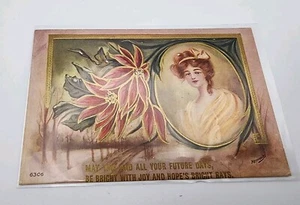 Glamour Happy May Your Birthday Be 1915 Reynolds Antique Postcard New - Picture 1 of 2