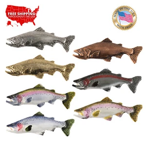 Pin o imán de solapa de pescado macho macho Creative Pewter Designs Premium, F032PR - Imagen 1 de 15