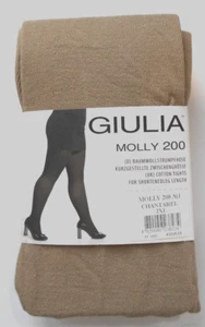 Giulia Molly 200 Cotton Strumpfhose Komfortgröße Größe 2 XL48-50 Farbe Chantarel - Bild 1 von 2