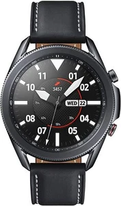 Samsung Galaxy Watch3 (45MM), Mystic Black (Bluetooth) Leather Band - Picture 1 of 7