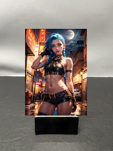 Jinx Teen Titans Waifu Anime Custom Art Trading Card NSFW AVAILABLE W4382 - Picture 1 of 2