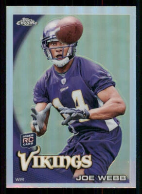 2010 Topps Chrome Refractors #C74 Joe Webb - Image 1 of 2