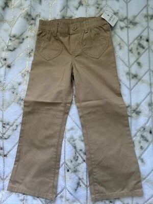 Carters girls pants size 5, beige color - Image 1 of 3
