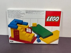 Lego Grundplatte Set rot gelb grün 814 Bauset Vintage 1986 Grundplatten - Bild 1 von 6