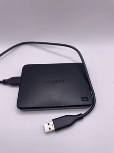 Disque dur externe portable USB 3.0 WD Easystore 1 To - WDBAJN0010BBK-XB et cordon - Photo 1/2